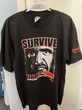 ECW Survive If I Let You Taz Wrestling T-shirt